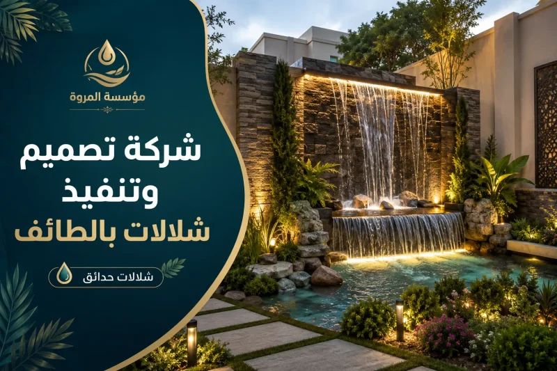 شركة تصميم شلالات بالطائف 0502574966