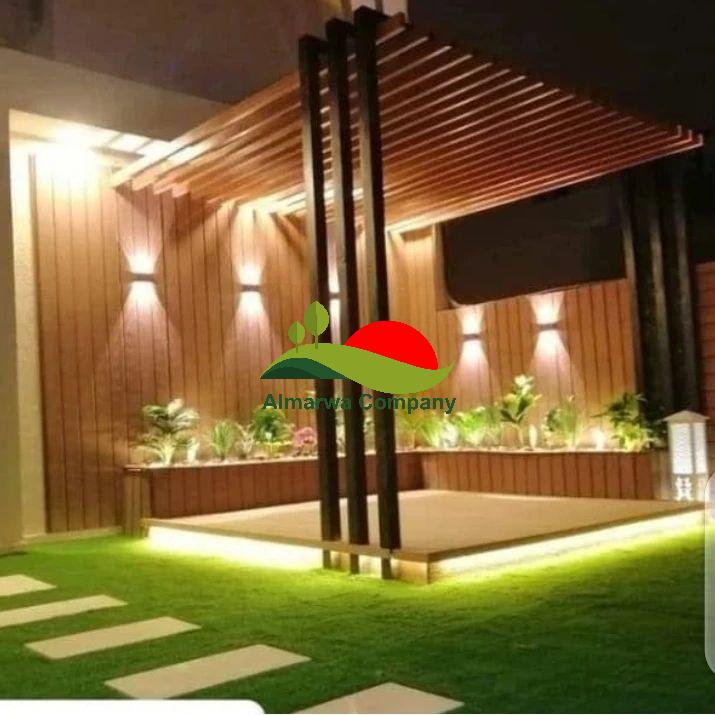 تصميم مظلات خشبية الرياض