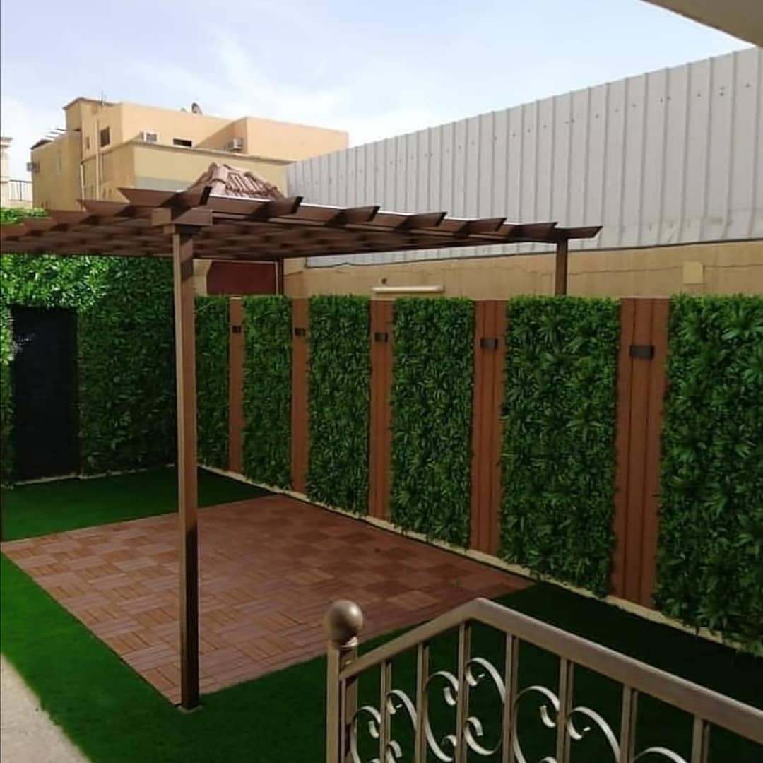 تركيب عشب جدارى بمحايل عسير