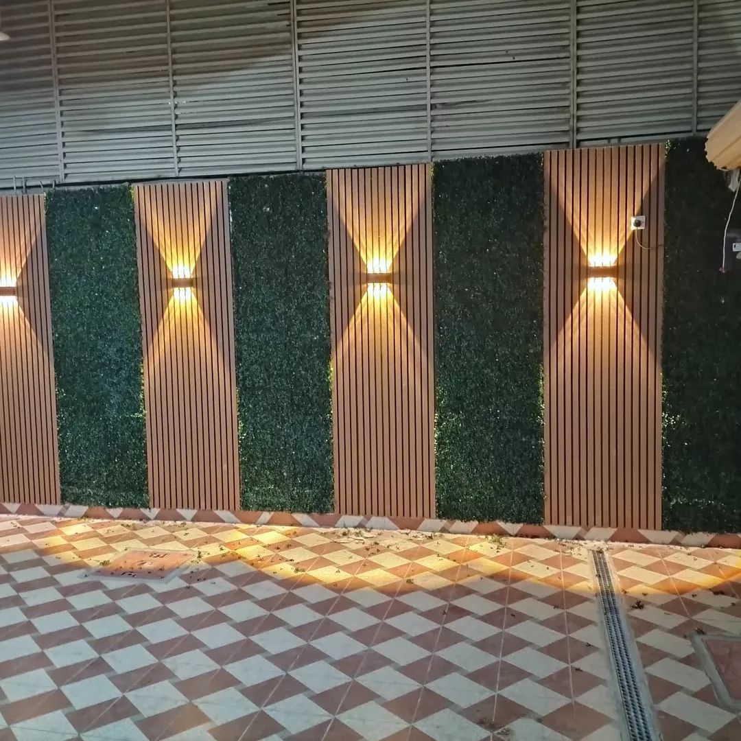 تركيب عشب جداري بابها 