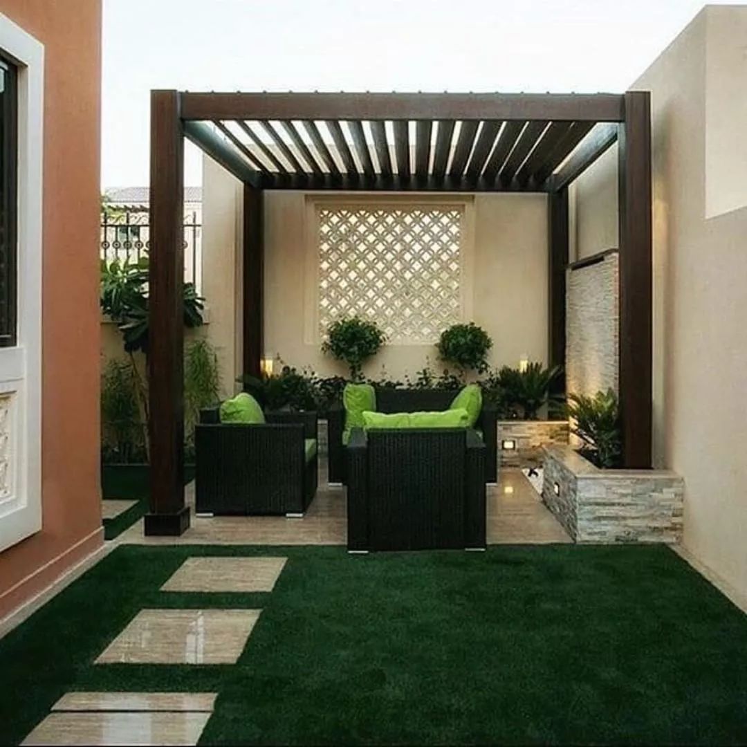 تركيب عشب صناعي بابها 