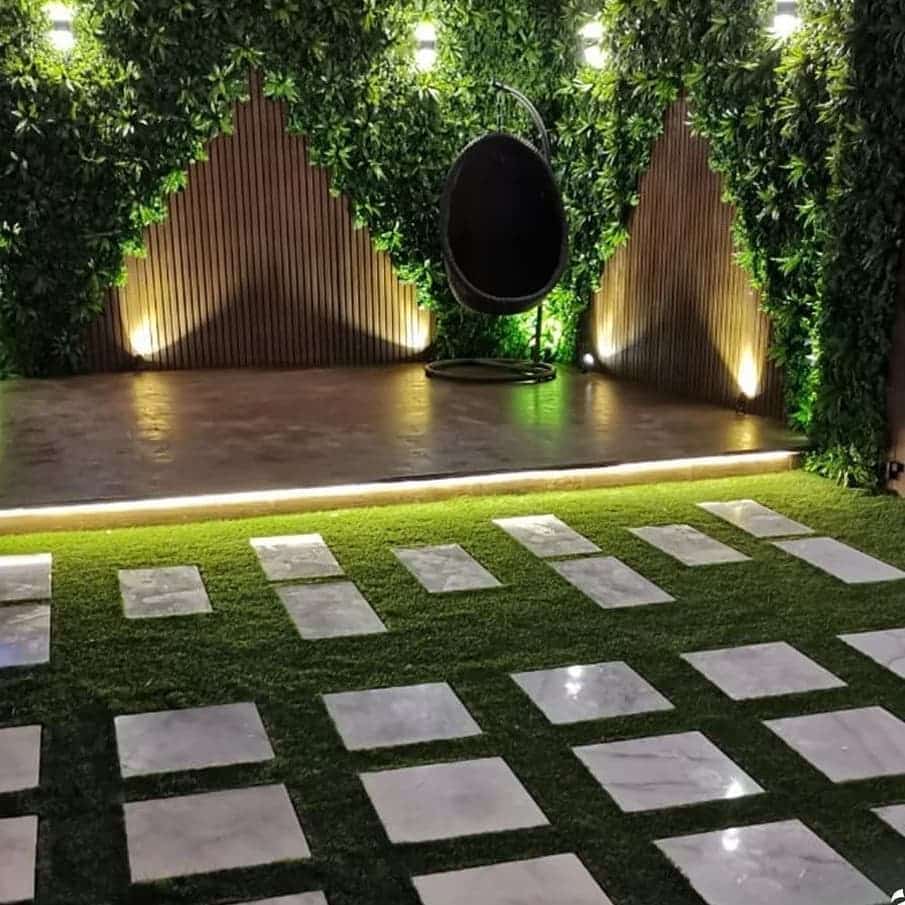 تركيب عشب جداري بخميس مشيط