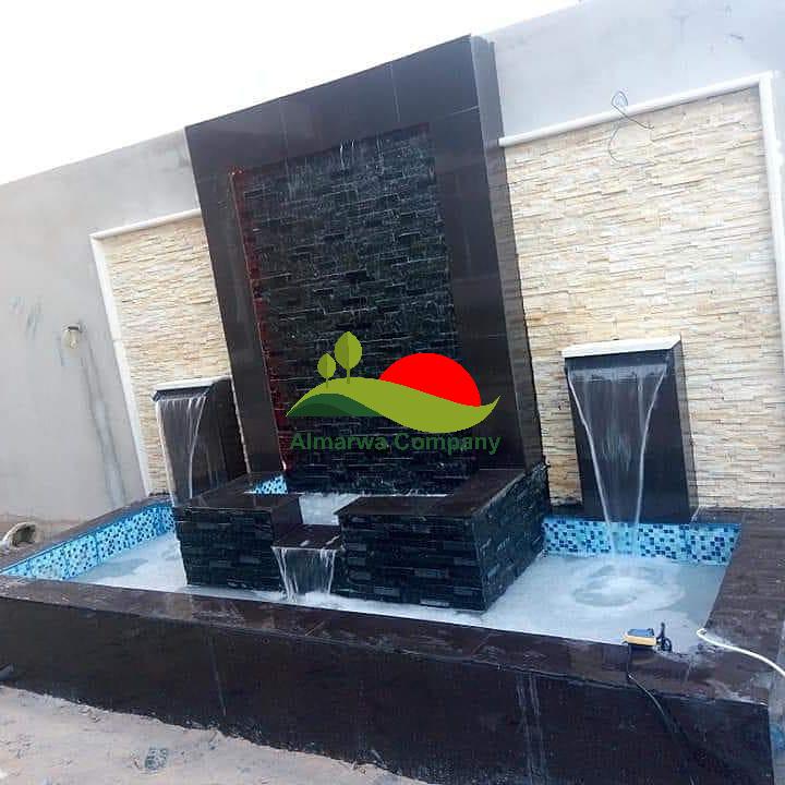تصميم شلالات بقطر