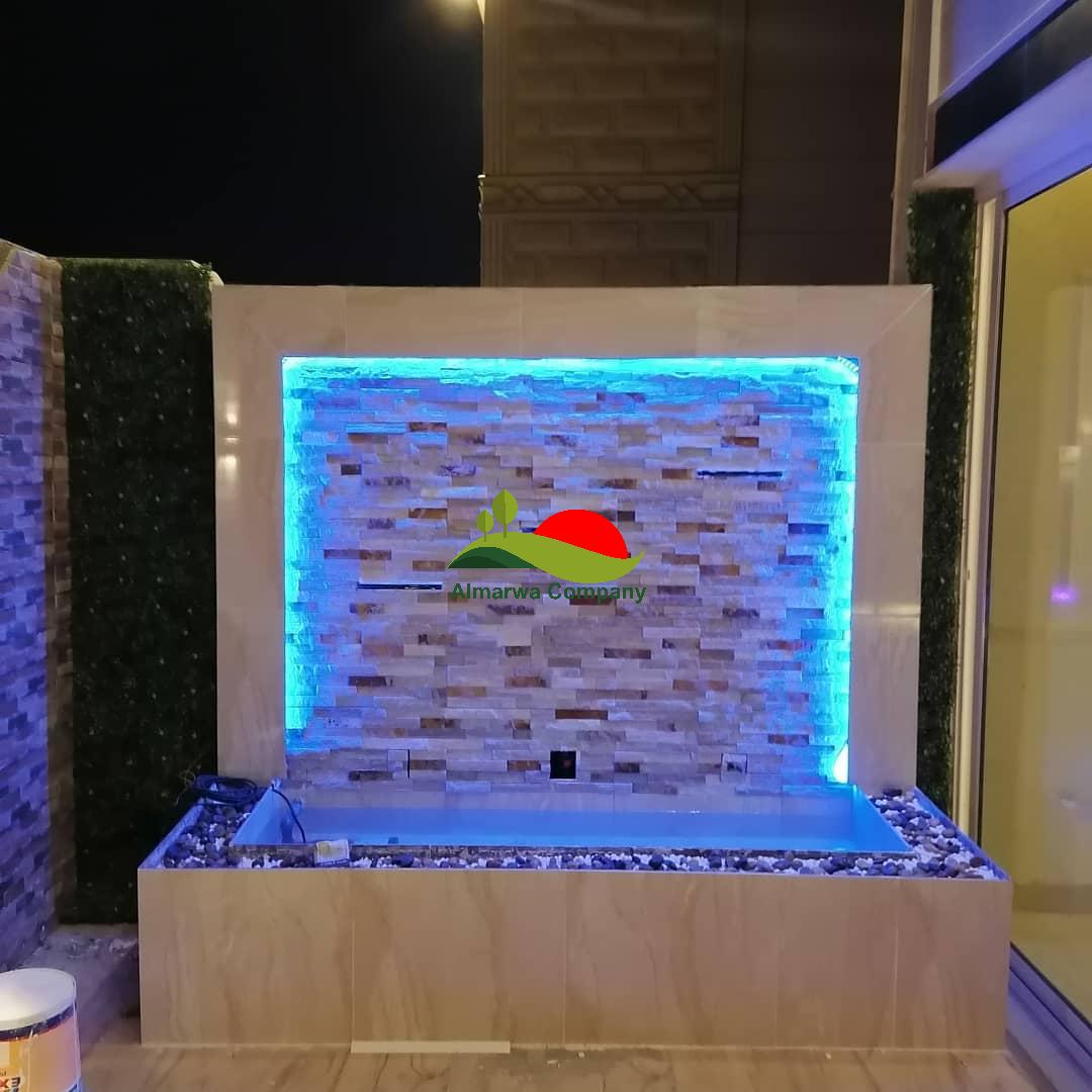 تصميم شلالات بقطر