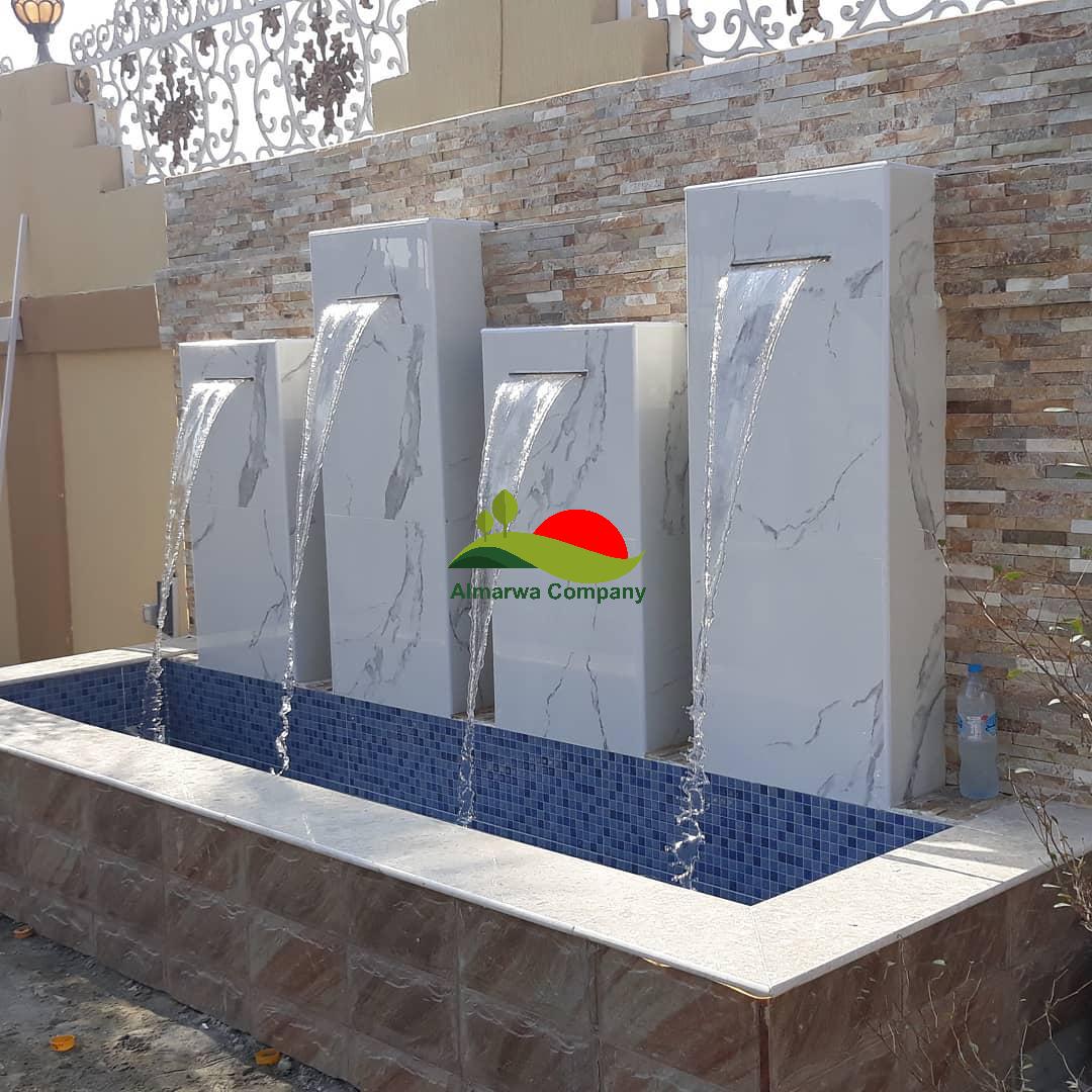تصميم شلالات بقطر