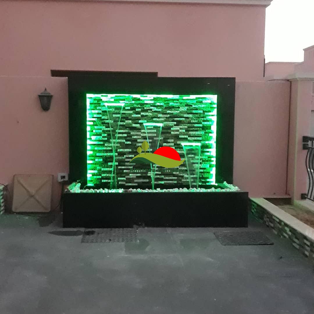 تصميم شلالات بقطر
