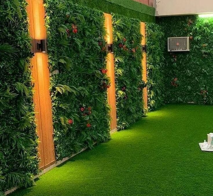تركيب عشب جداري في ابوظبي 0567807034