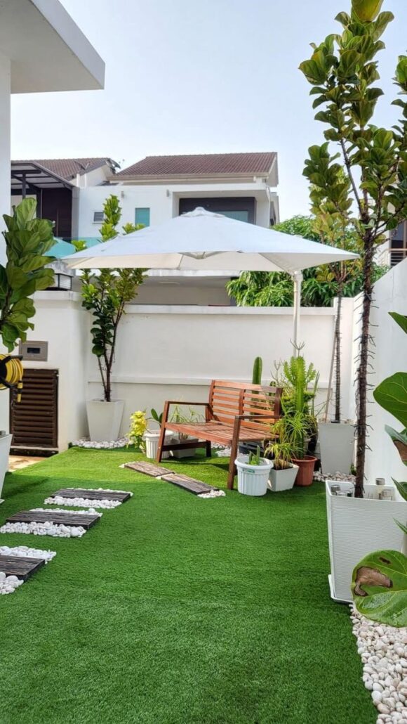 تنسيق حدائق فلل ومنازل في ابوظبي 580x1030