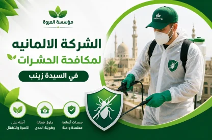 الشركة الالمانيه لمكافحة الحشرات في السيدة زينب