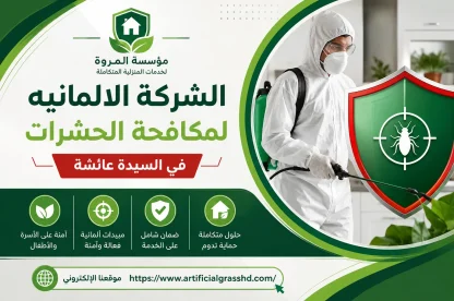 الشركة الالمانيه لمكافحة الحشرات في السيدة عائشة
