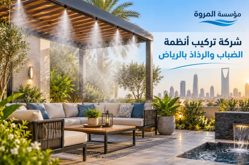 شركة تركيب أنظمة الضباب والرذاذ بالرياض