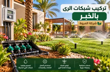 تركيب شبكات الري بالخبر